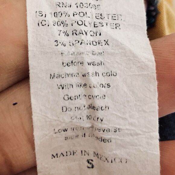 B Famous Maxi Dress Women S Black Green Yellow Stripe Stretch Flowy Vacation - Picture 9 of 9